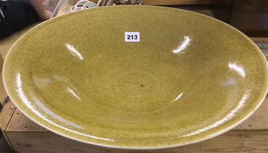 William Mehorney glazed pottery dish